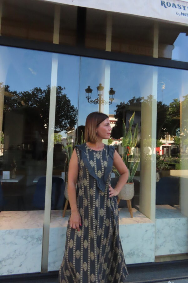 Vestido Alma gris ceniza. - Imagen 5