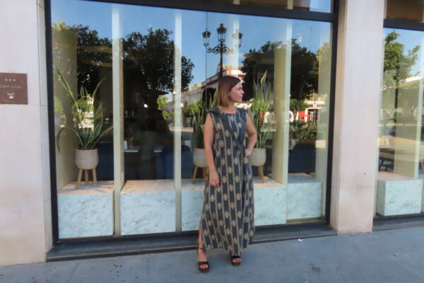 Vestido Alma gris ceniza. - Imagen 3