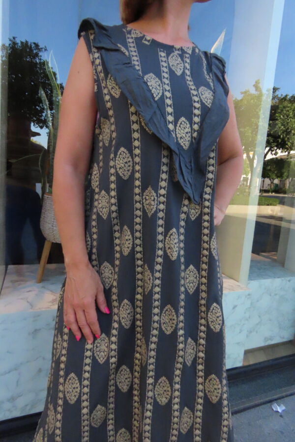Vestido Alma gris ceniza. - Imagen 2