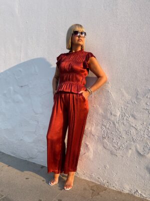 Conjunto Sunset Glow teja.