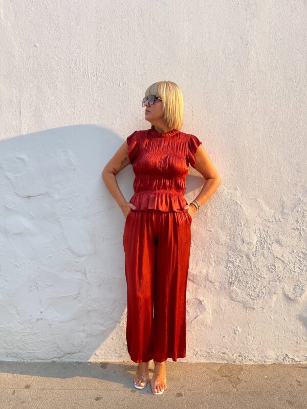 Conjunto Sunset Glow teja. - Imagen 5