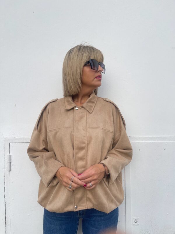 Cazadora Elisee camel. - Imagen 3