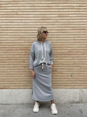 Conjunto Zoe gris.
