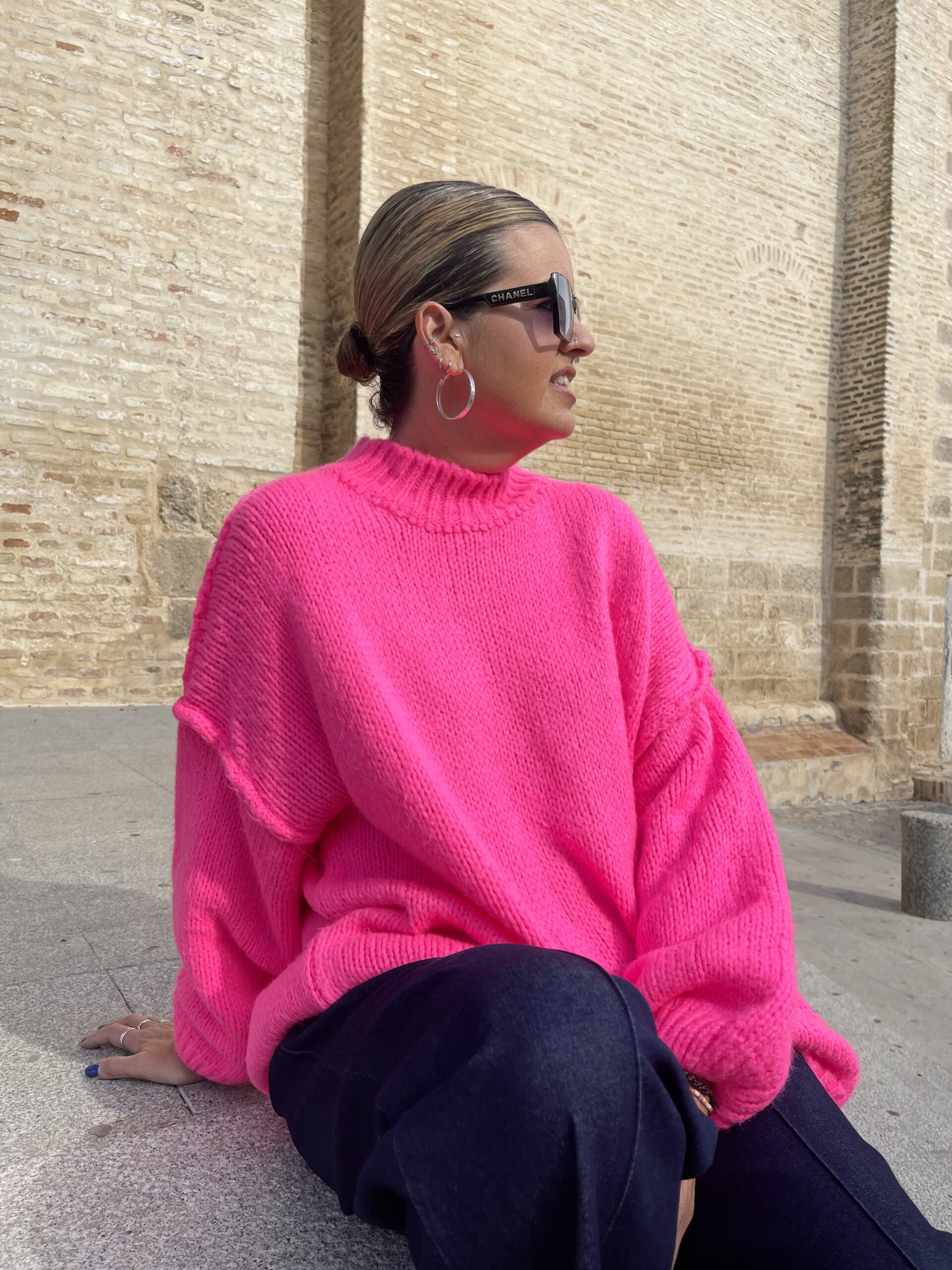 Maxi jersey rosa flúor. - Imagen 7