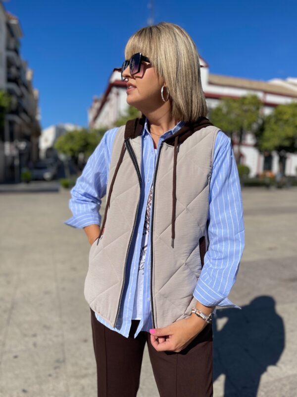 Chaleco Nube beige. - Imagen 5