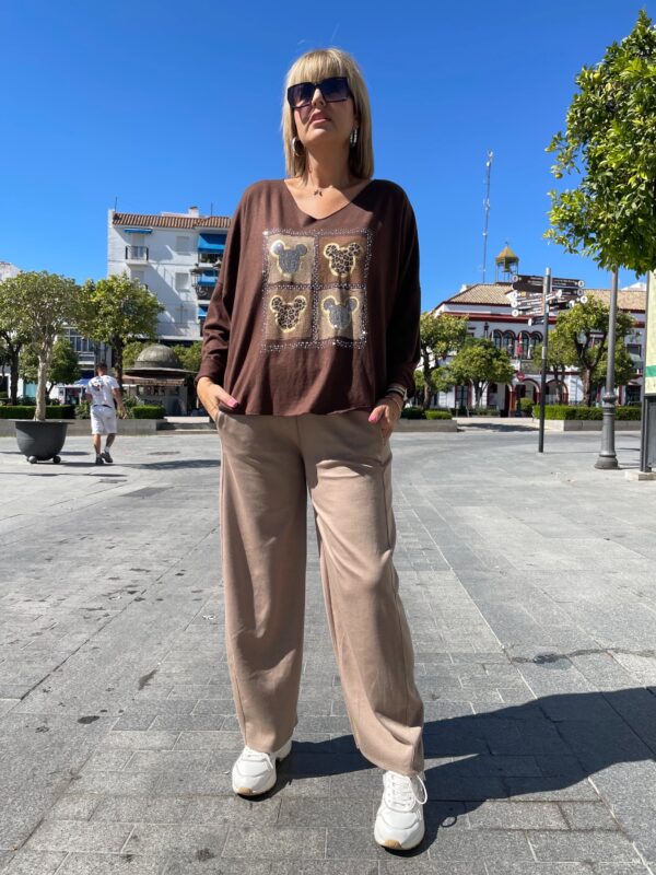 Pantalón balón camel. - Imagen 4