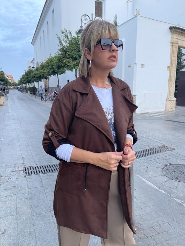 Parka Safari chocolate. - Imagen 5