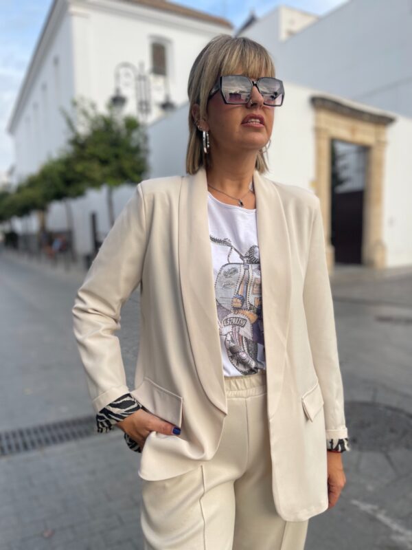 Blazer Zanzíbar beige. - Imagen 2