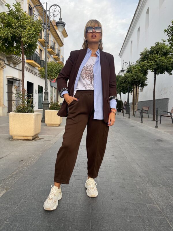 Blazer Zanzíbar marrón chocolate. - Imagen 2