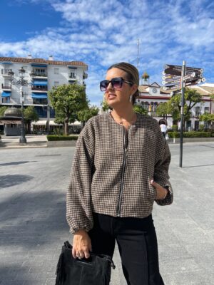 Bomber patita de gallo.