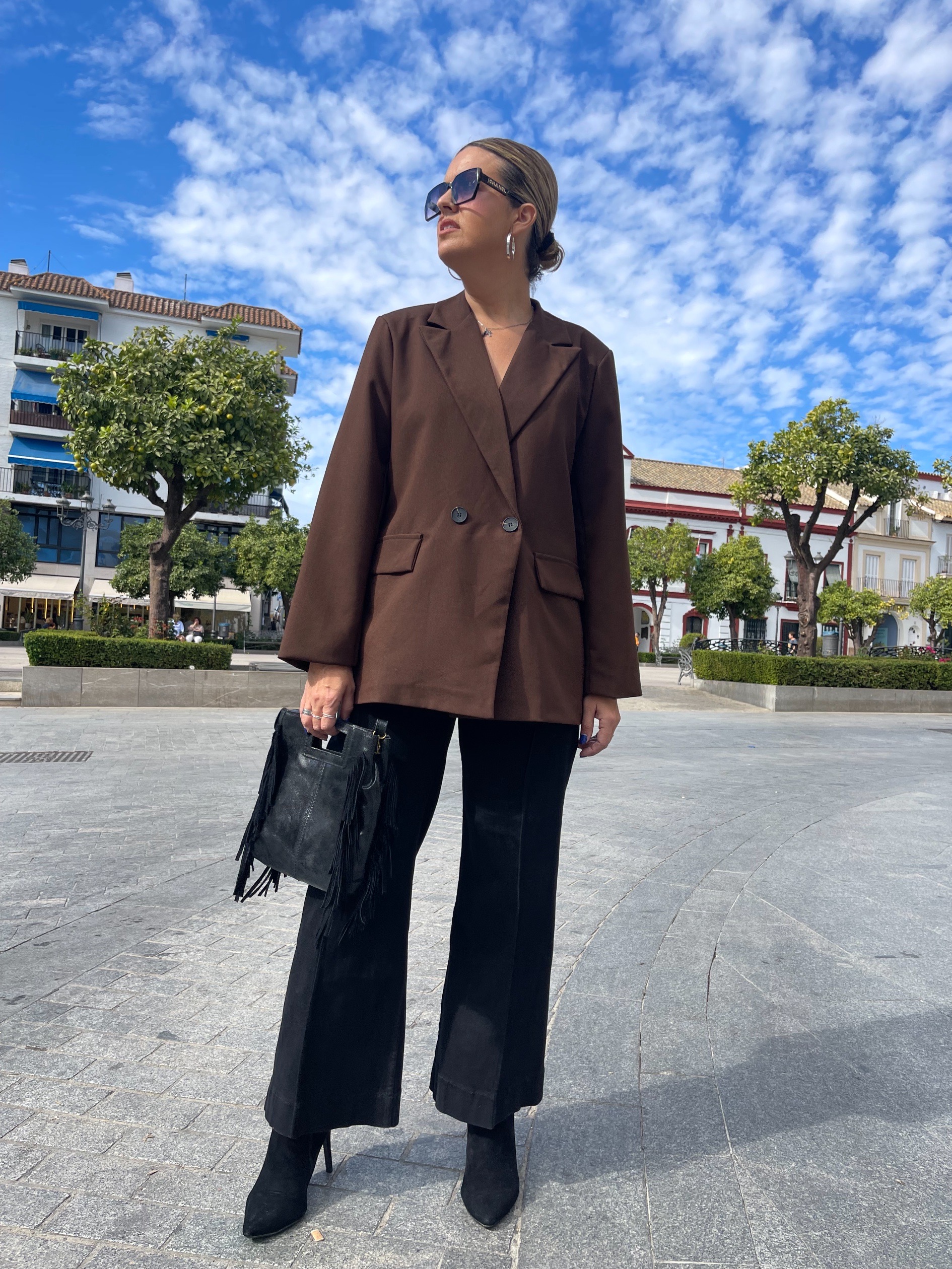 Blazer botones marrón chocolate. - Imagen 6