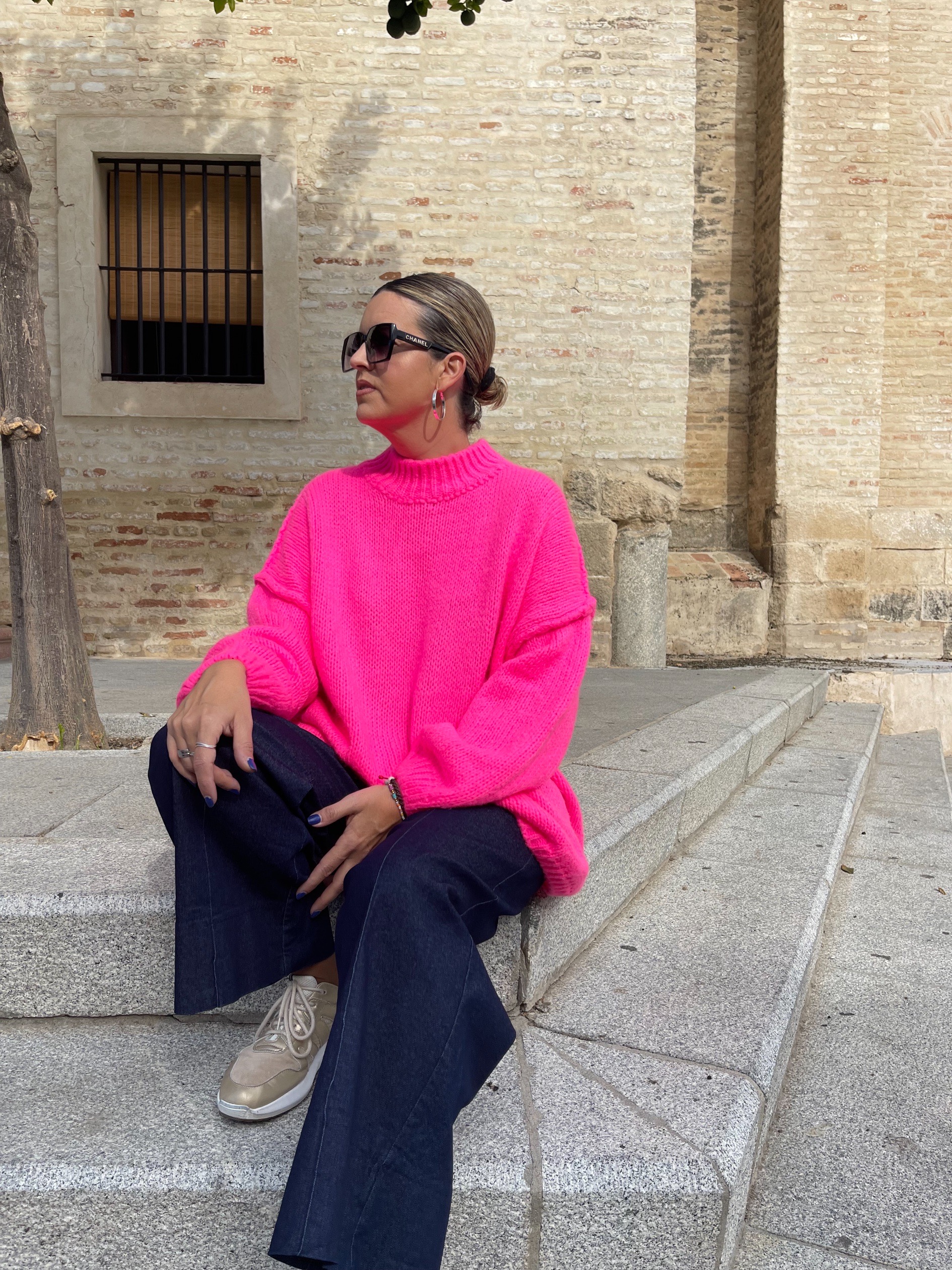 Maxi jersey rosa flúor. - Imagen 8