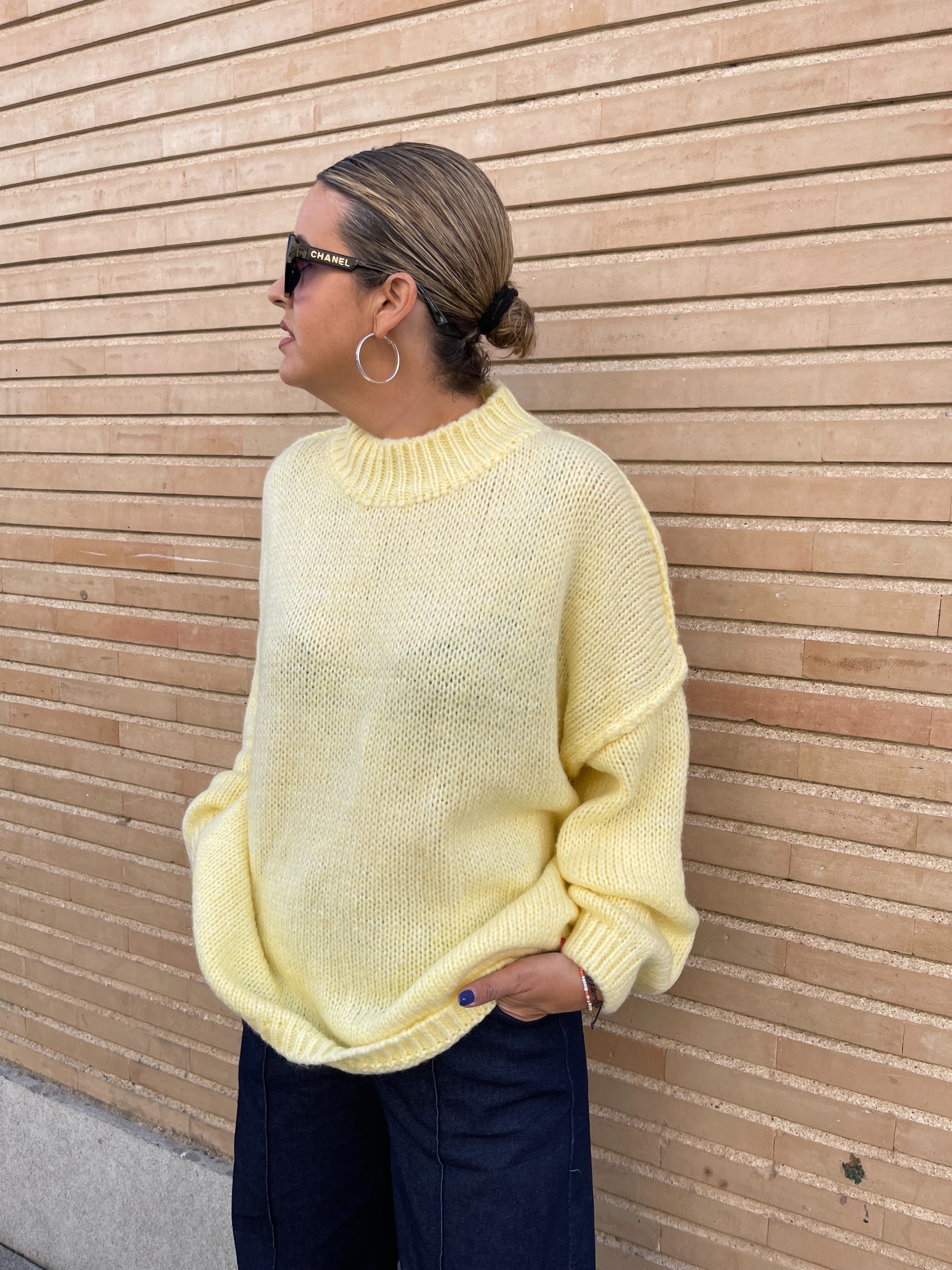 Maxi jersey vainilla. - Imagen 3