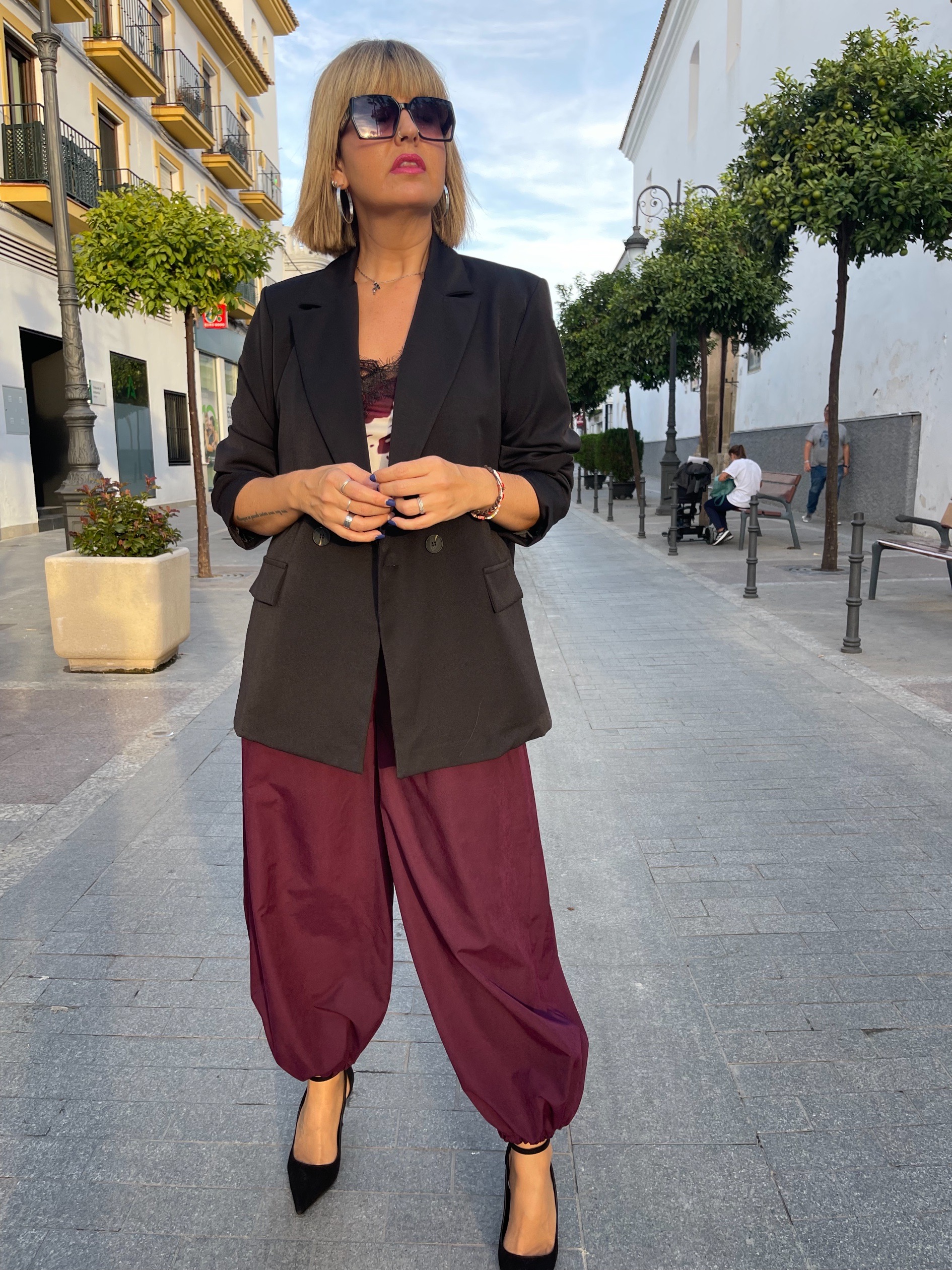 Blazer botones negra. - Imagen 3