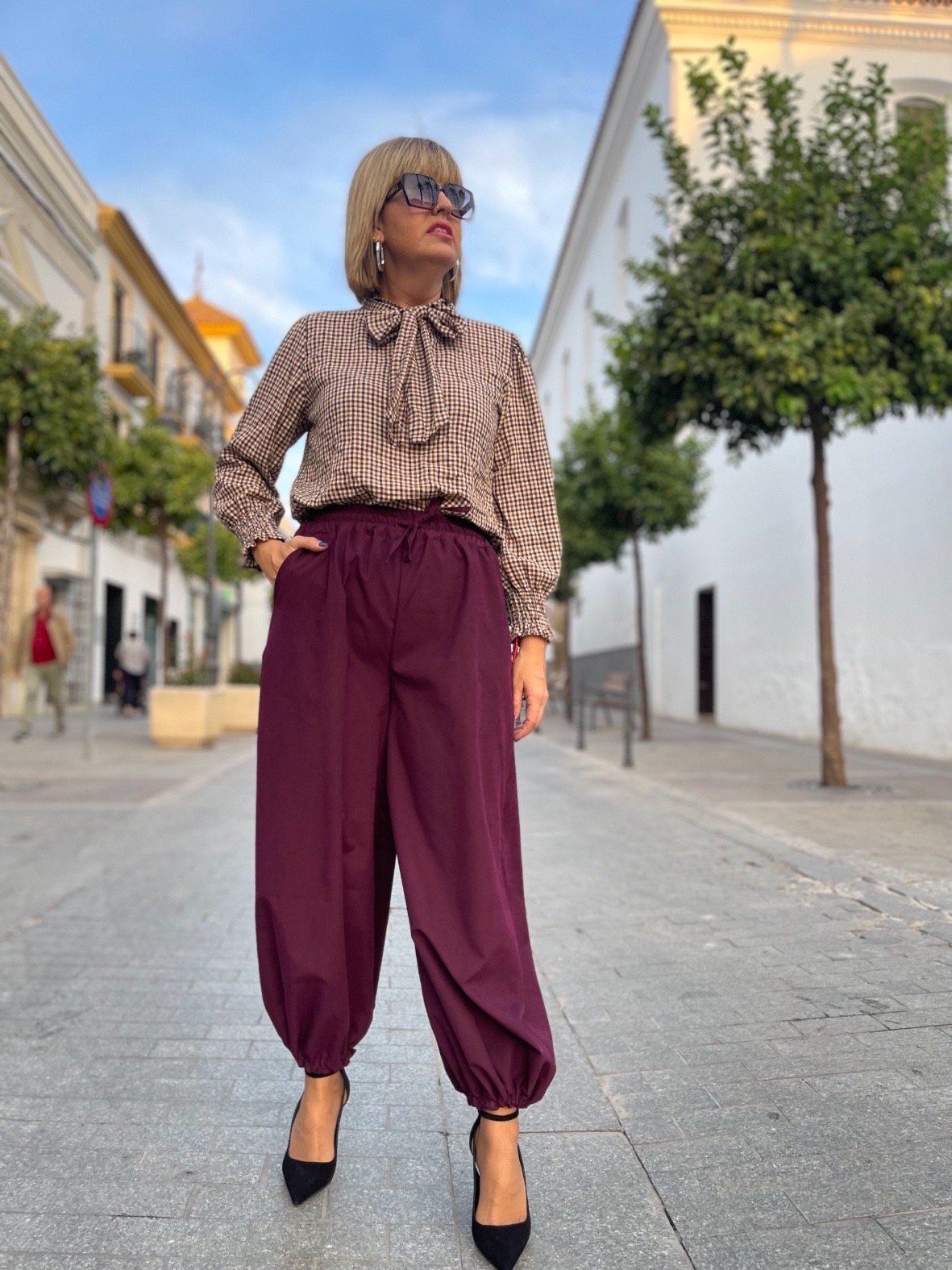 Camisa vivhy garnet lazo. - Imagen 3