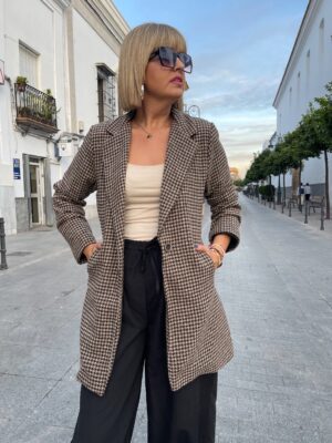 Abrigo patita de gallo.