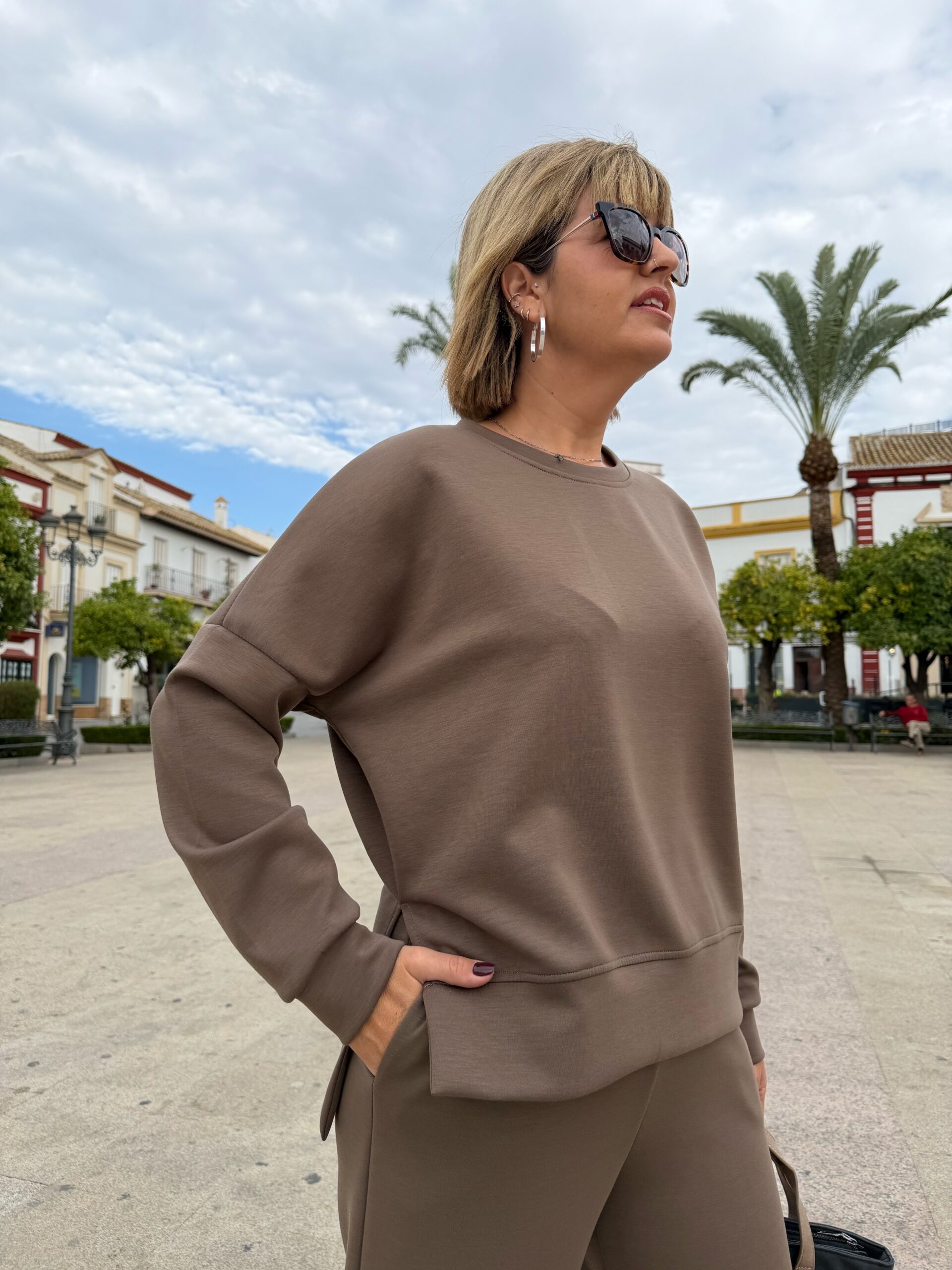 Conjunto Cool Flow camel. - Imagen 4