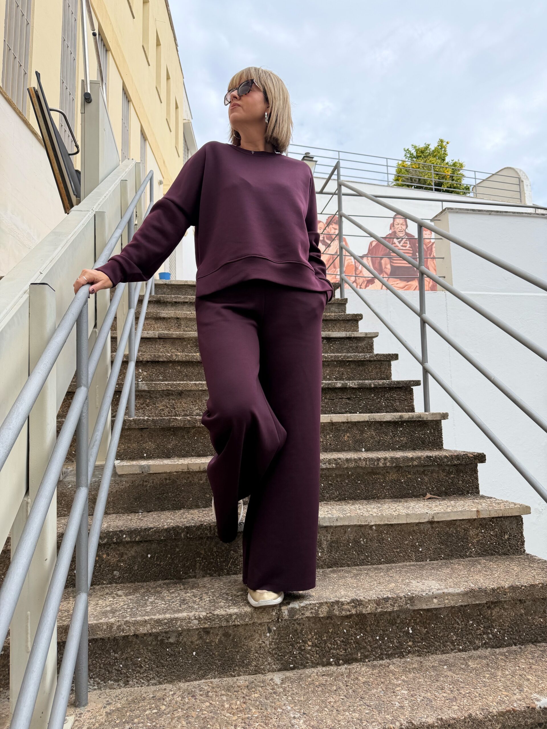 Conjunto Cool Flow granate. - Imagen 4