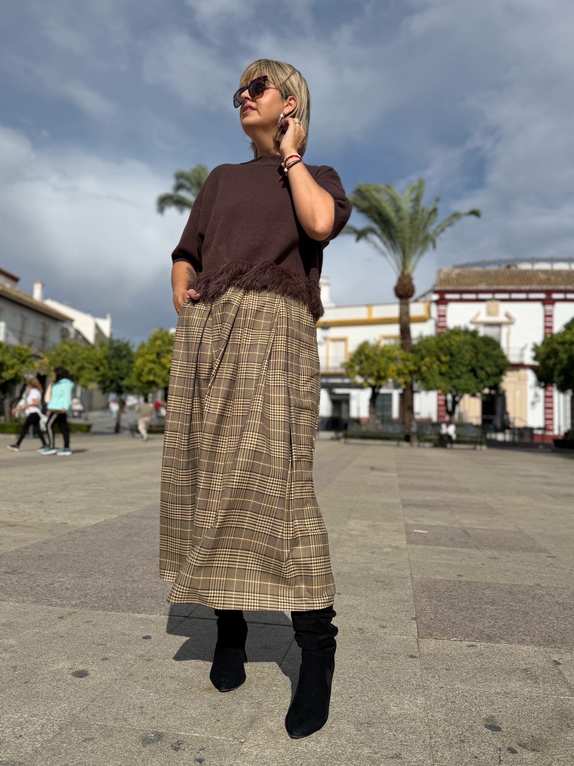 Falda cuadro escocés. - Imagen 2