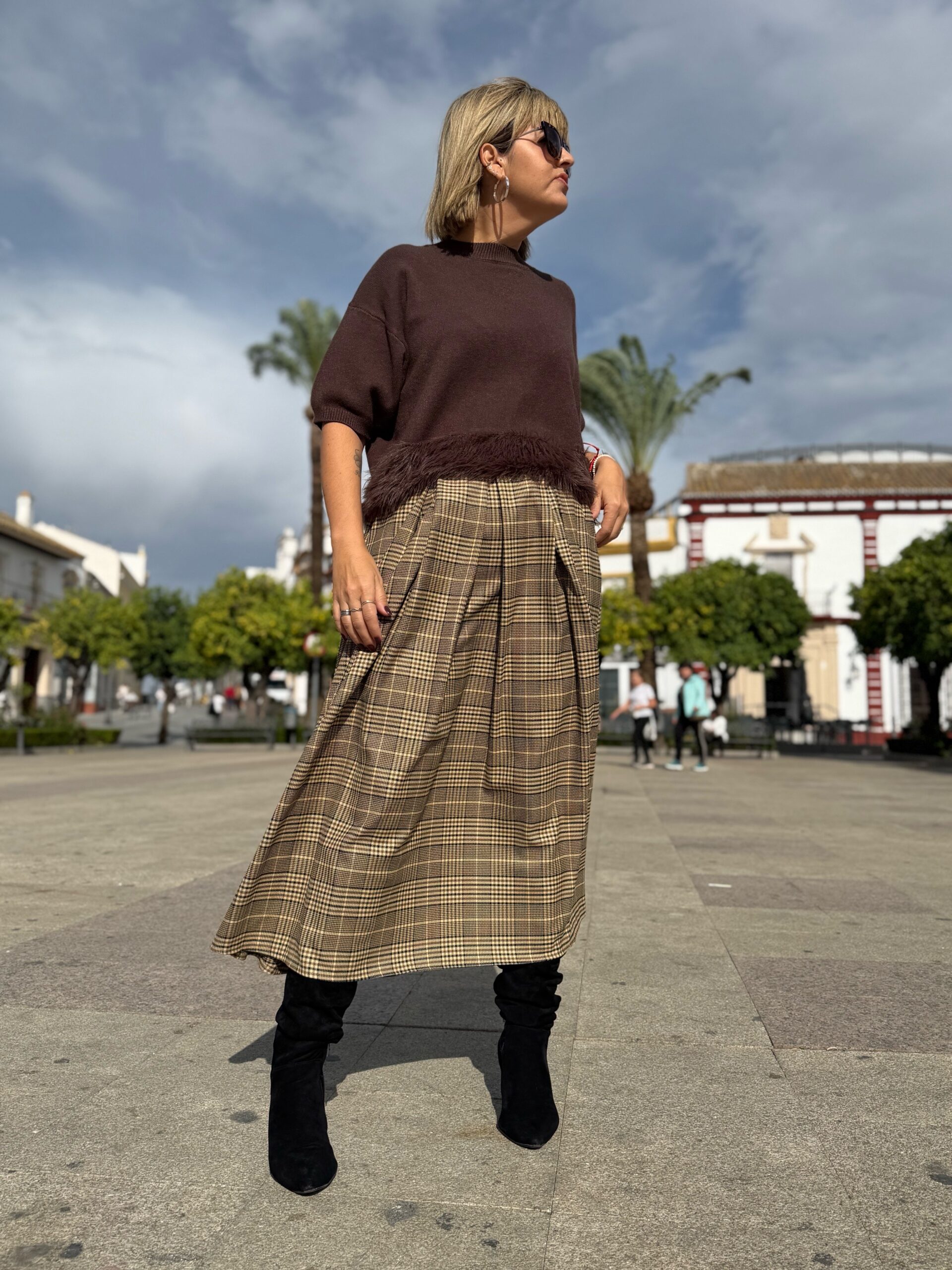 Falda cuadro escocés. - Imagen 4