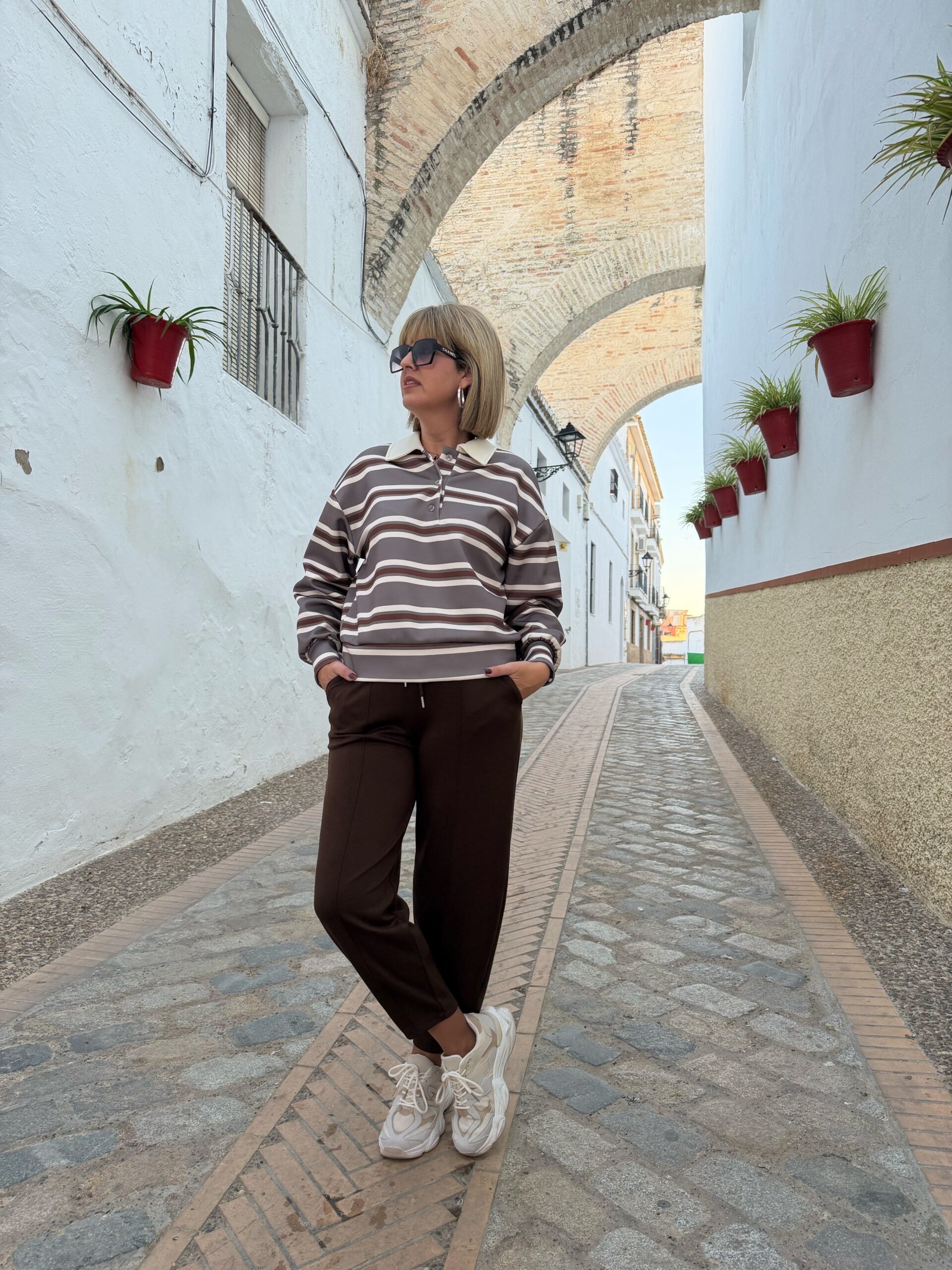 Conjunto Glow Línea marrón.