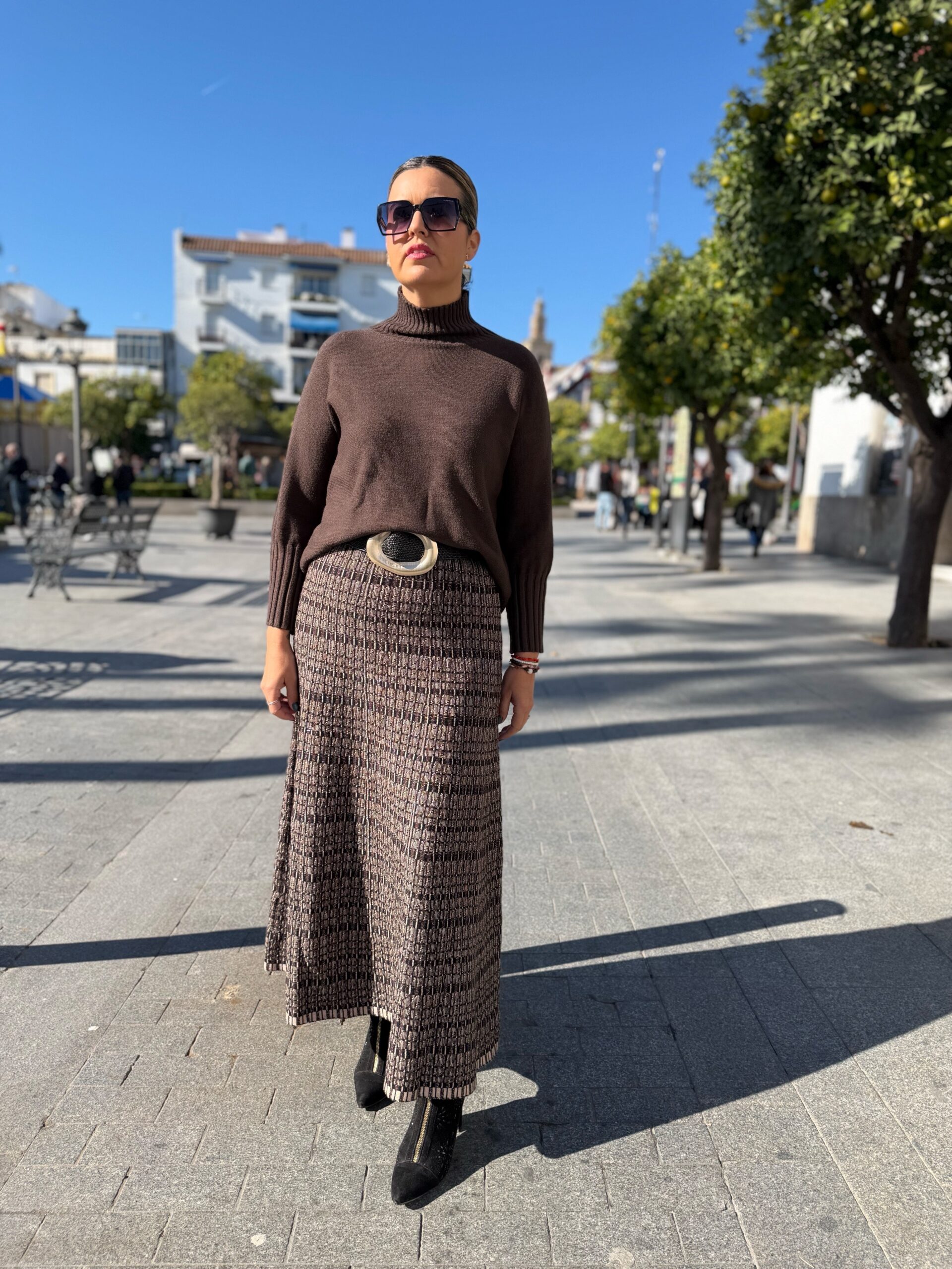 Falda Knit Elegance. - Imagen 3