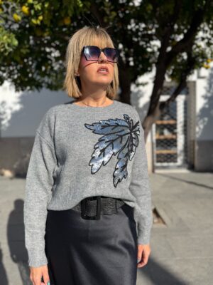 Jersey Deluxe hoja gris.