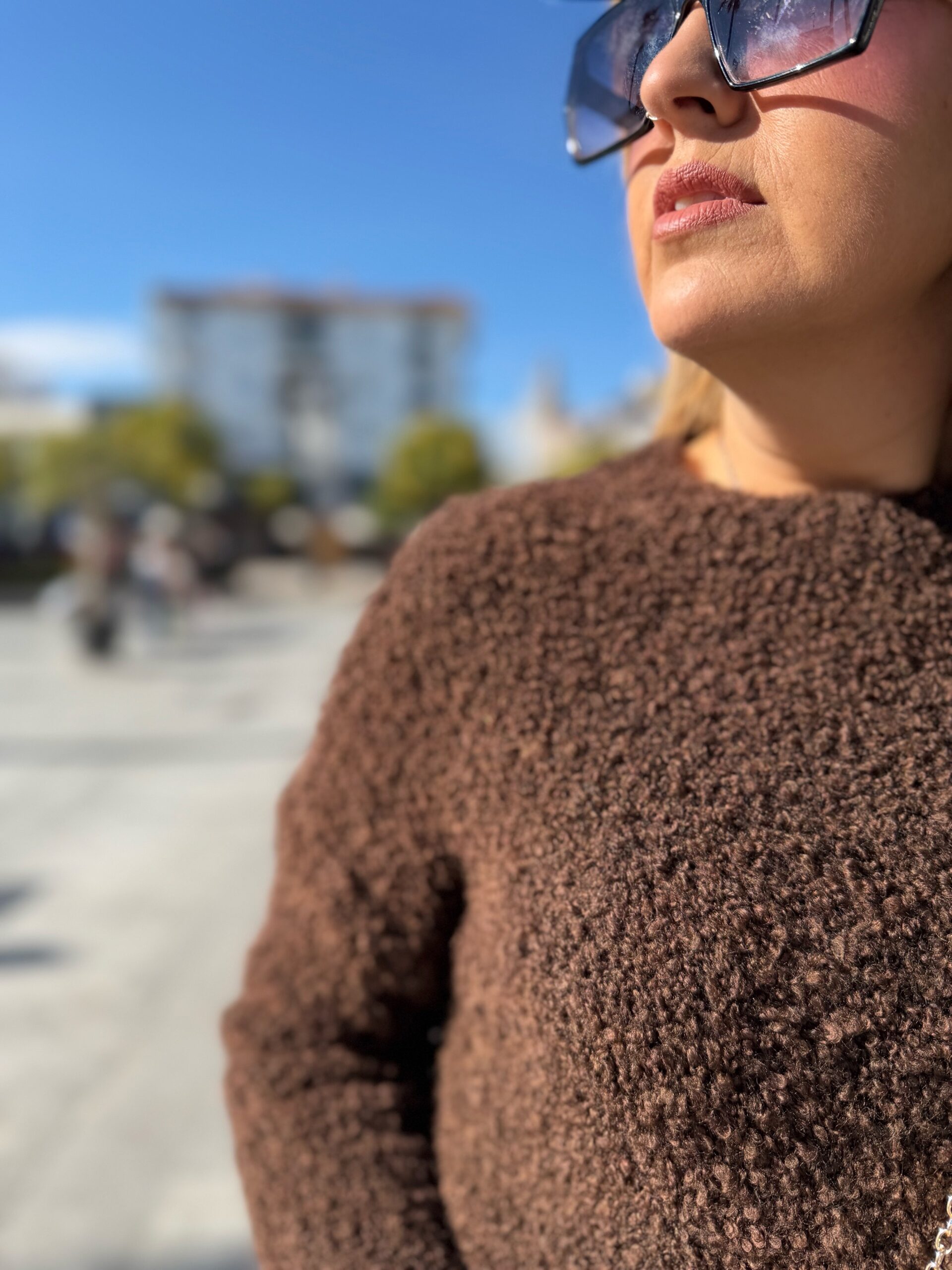 Jersey borreguito marrón. - Imagen 2