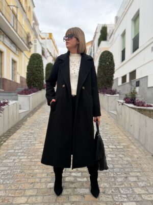 Abrigo Milán negro.