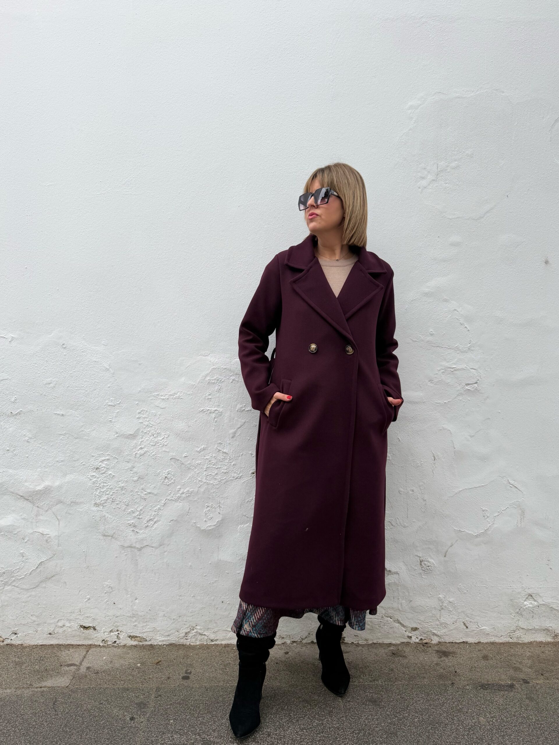 Abrigo Milán berengena. - Imagen 4