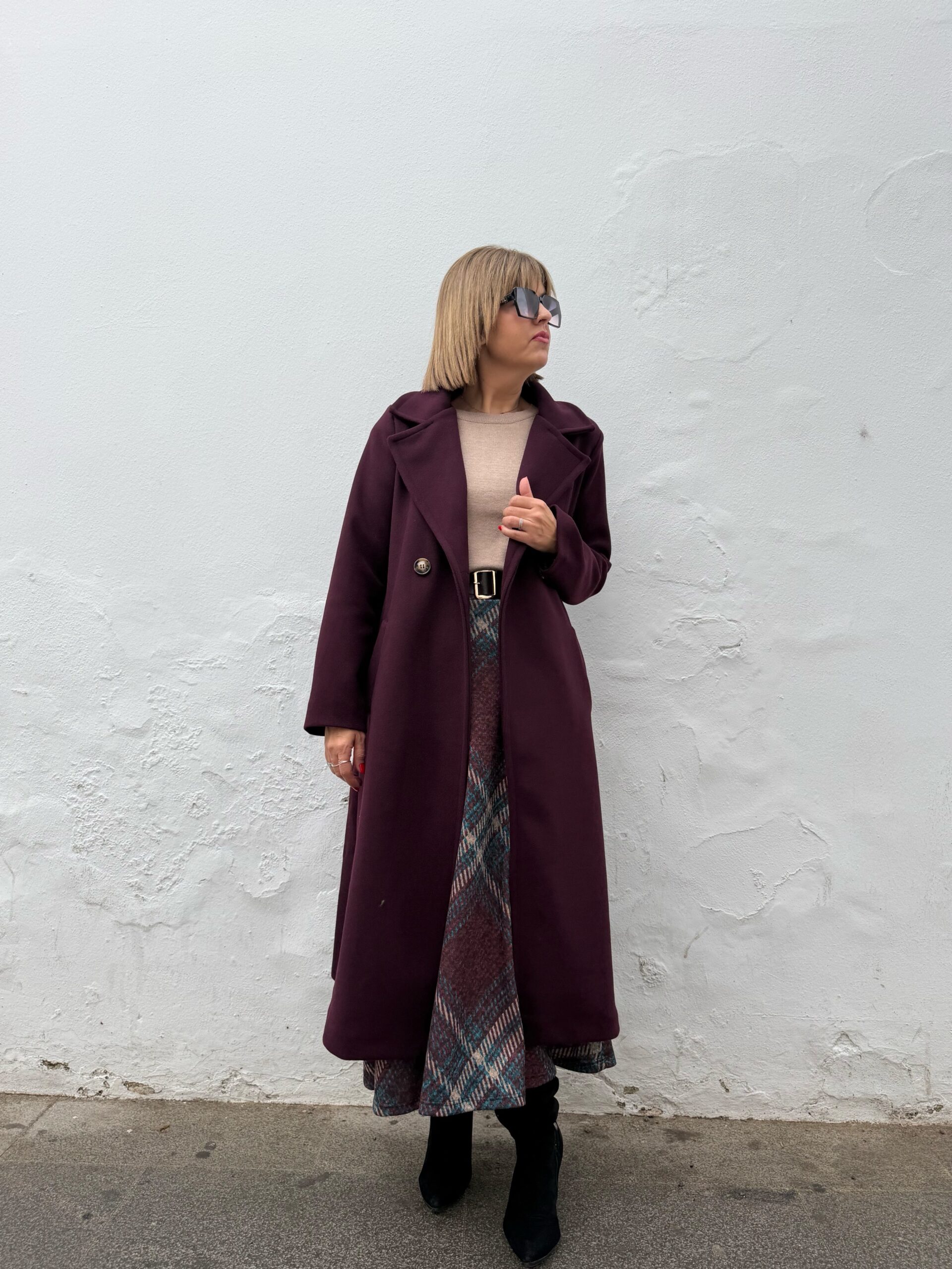 Abrigo Milán berengena. - Imagen 2