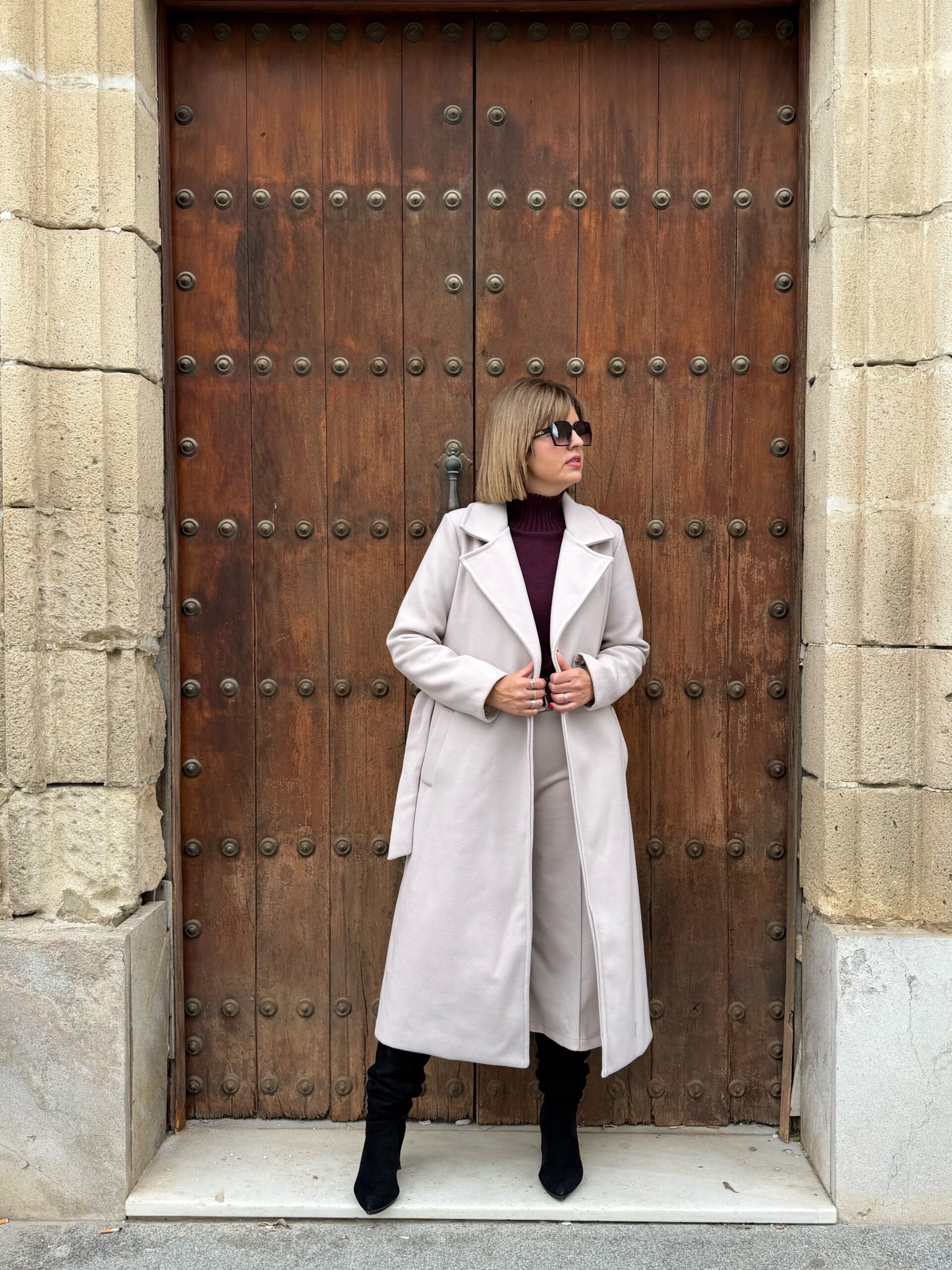 Abrigo Milan beige. - Imagen 3