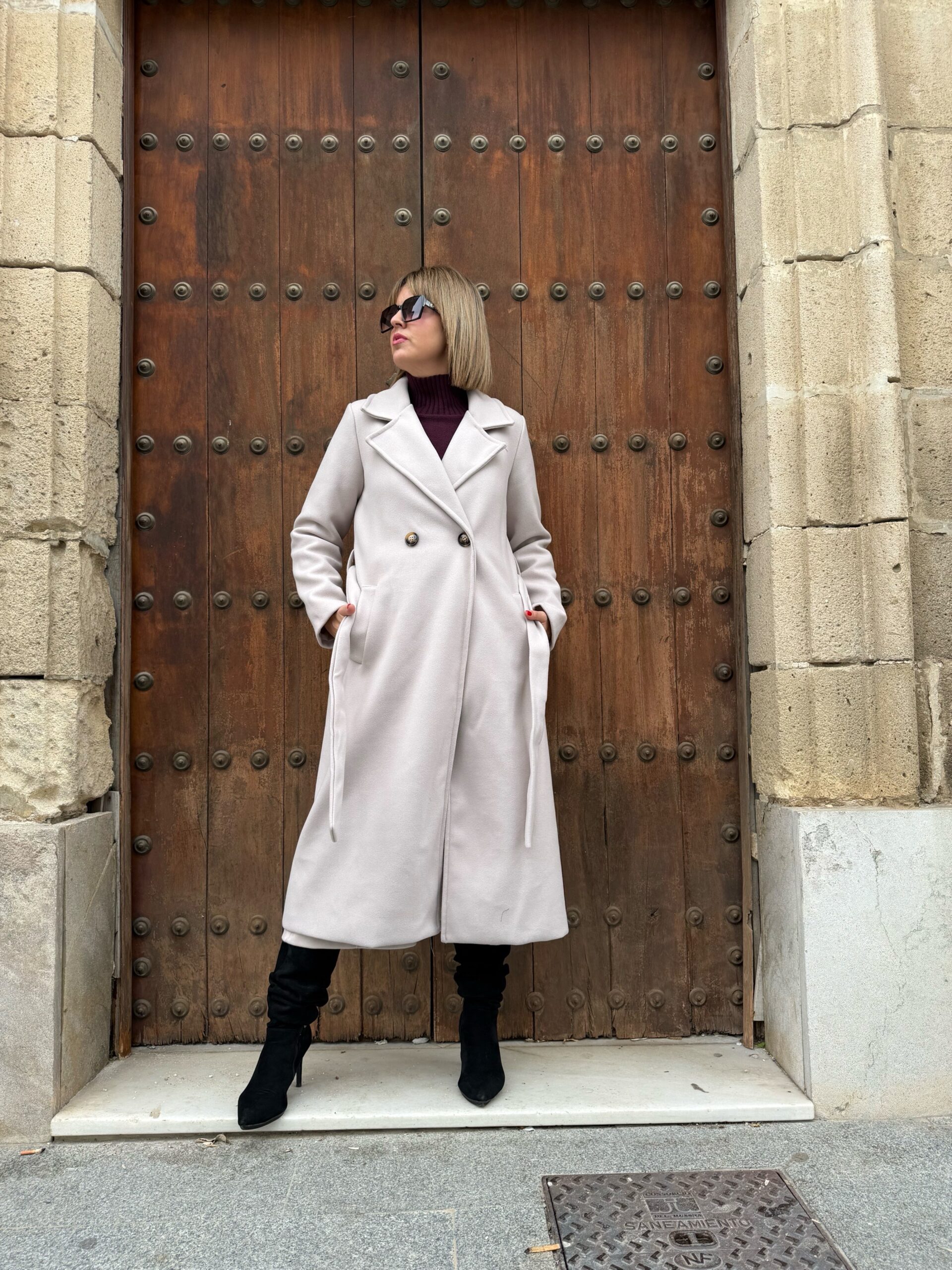 Abrigo Milan beige. - Imagen 4