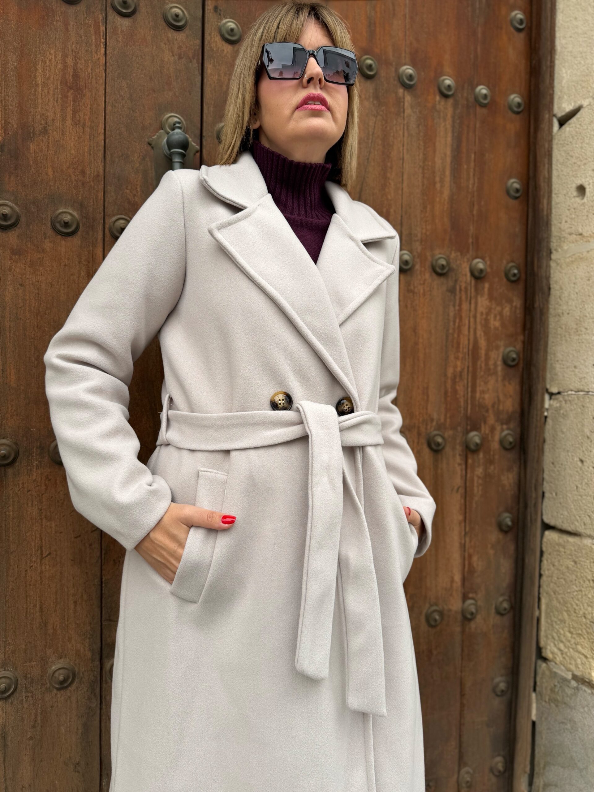 Abrigo Milan beige. - Imagen 5