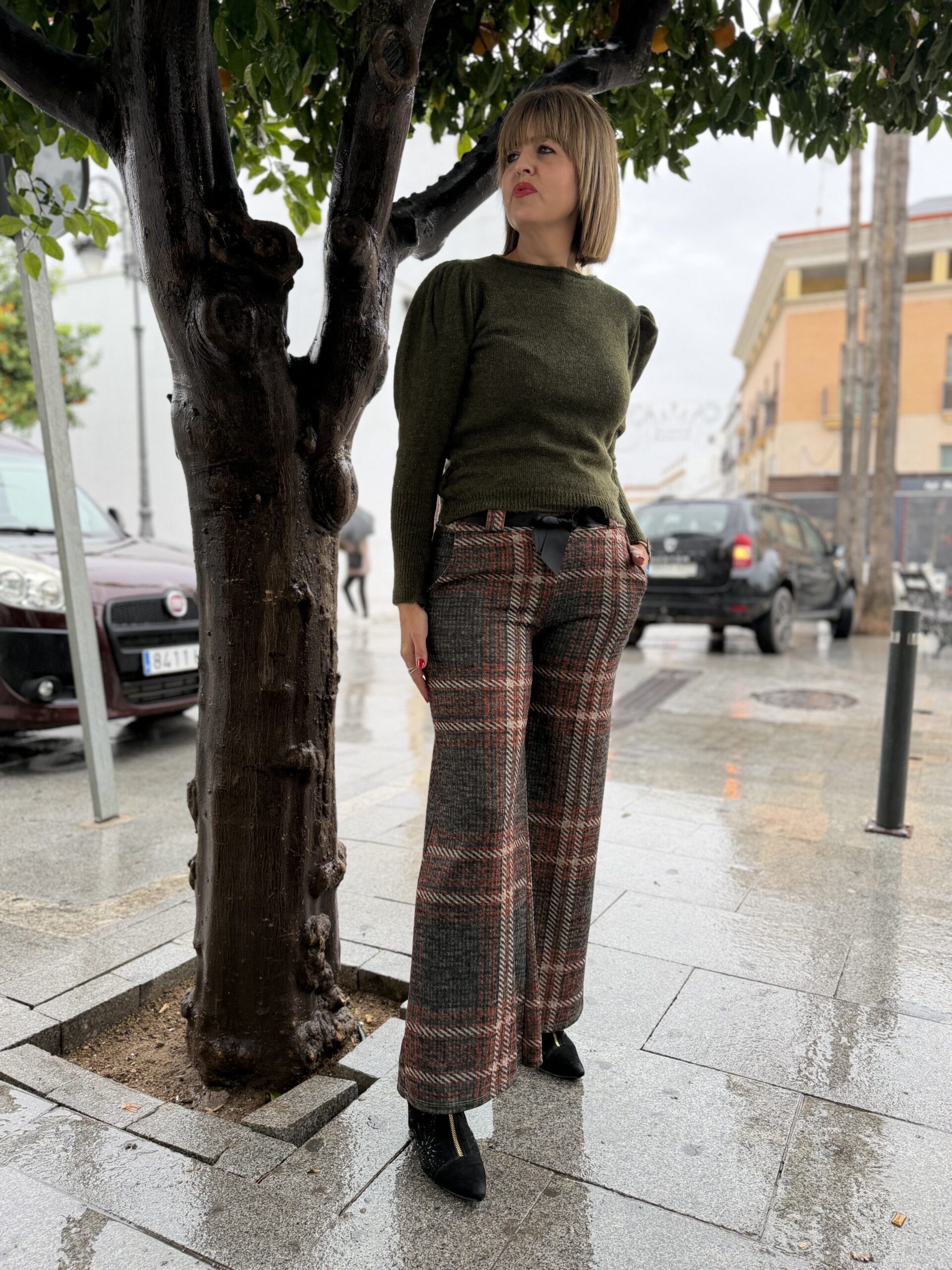 Jersey manga abullonada verde. - Imagen 4