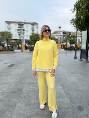 Conjunto Milano amarillo (pantalón).