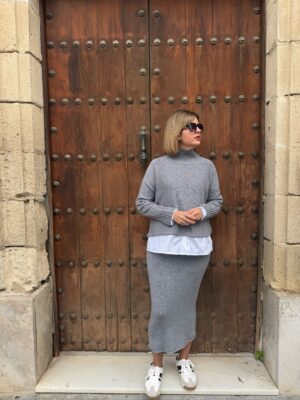 Conjunto Milano gris.