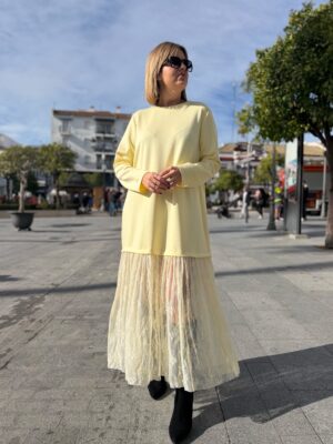 Vestido Sandra yellow.