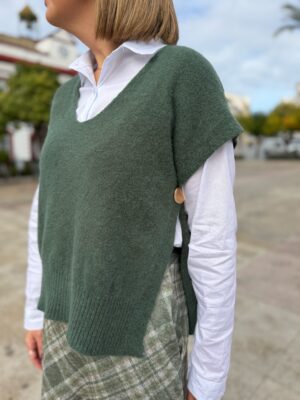 Chaleco Ronde verde.