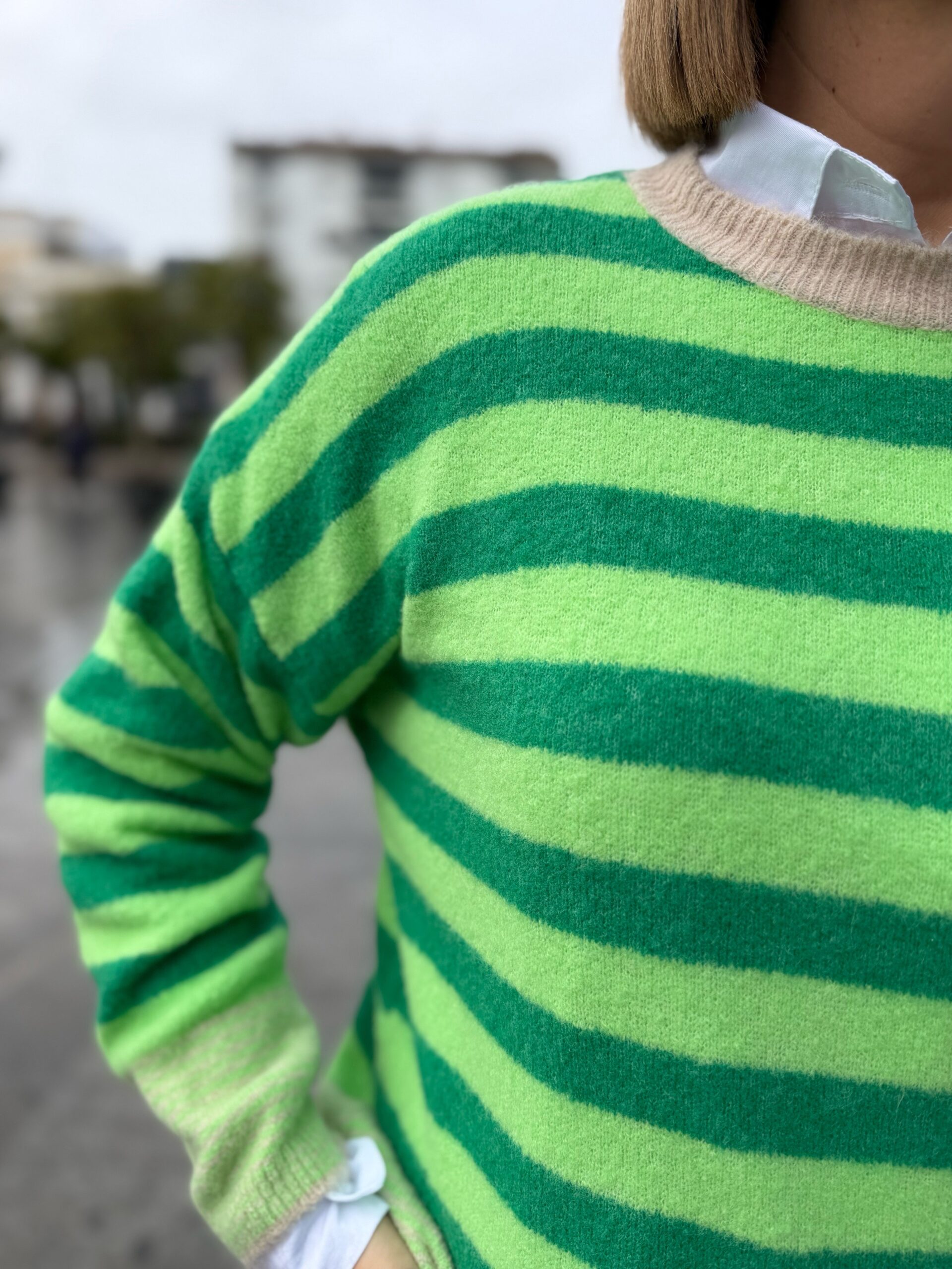 Maxi jersey Spring raya verde. - Imagen 2