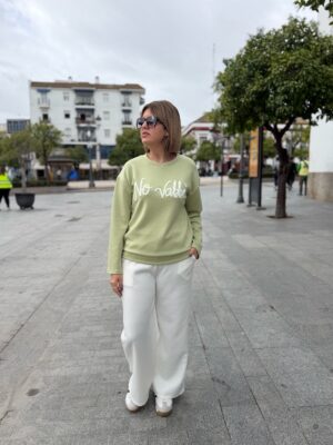 Sudadera Vabbe verde.