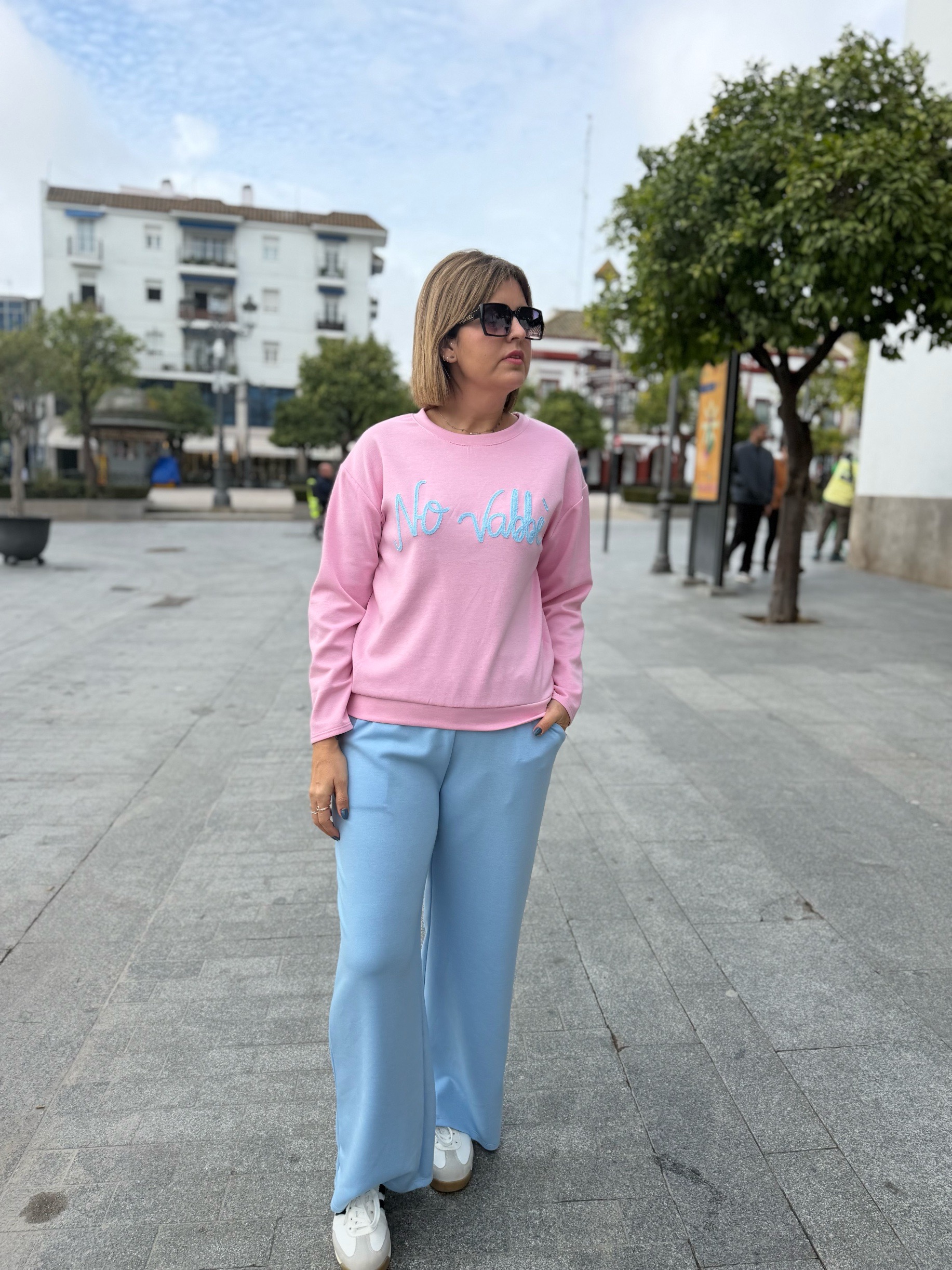 Sudadera Vabbe rosa. - Imagen 2