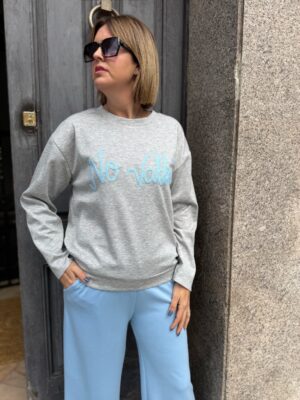 Sudadera Vabbe gris.