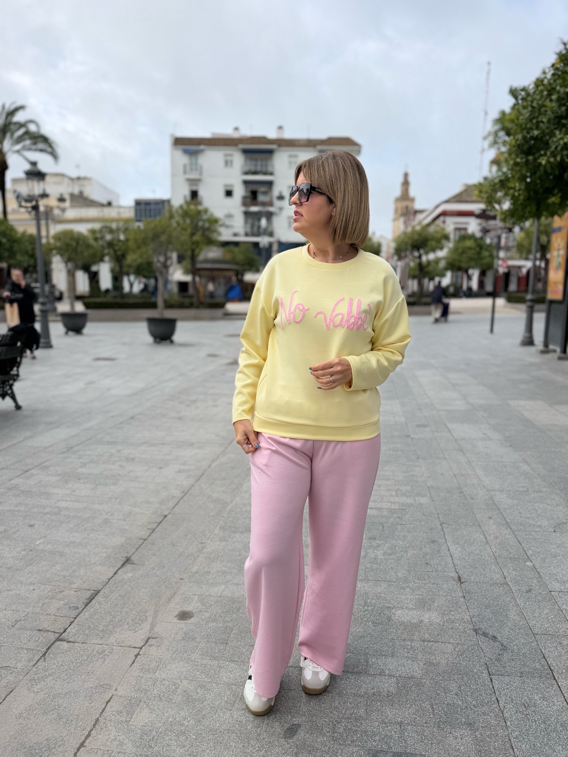 Sudadera Vabbe amarilla. - Imagen 2