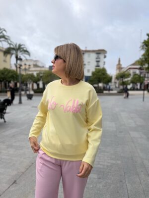 Sudadera Vabbe amarilla.