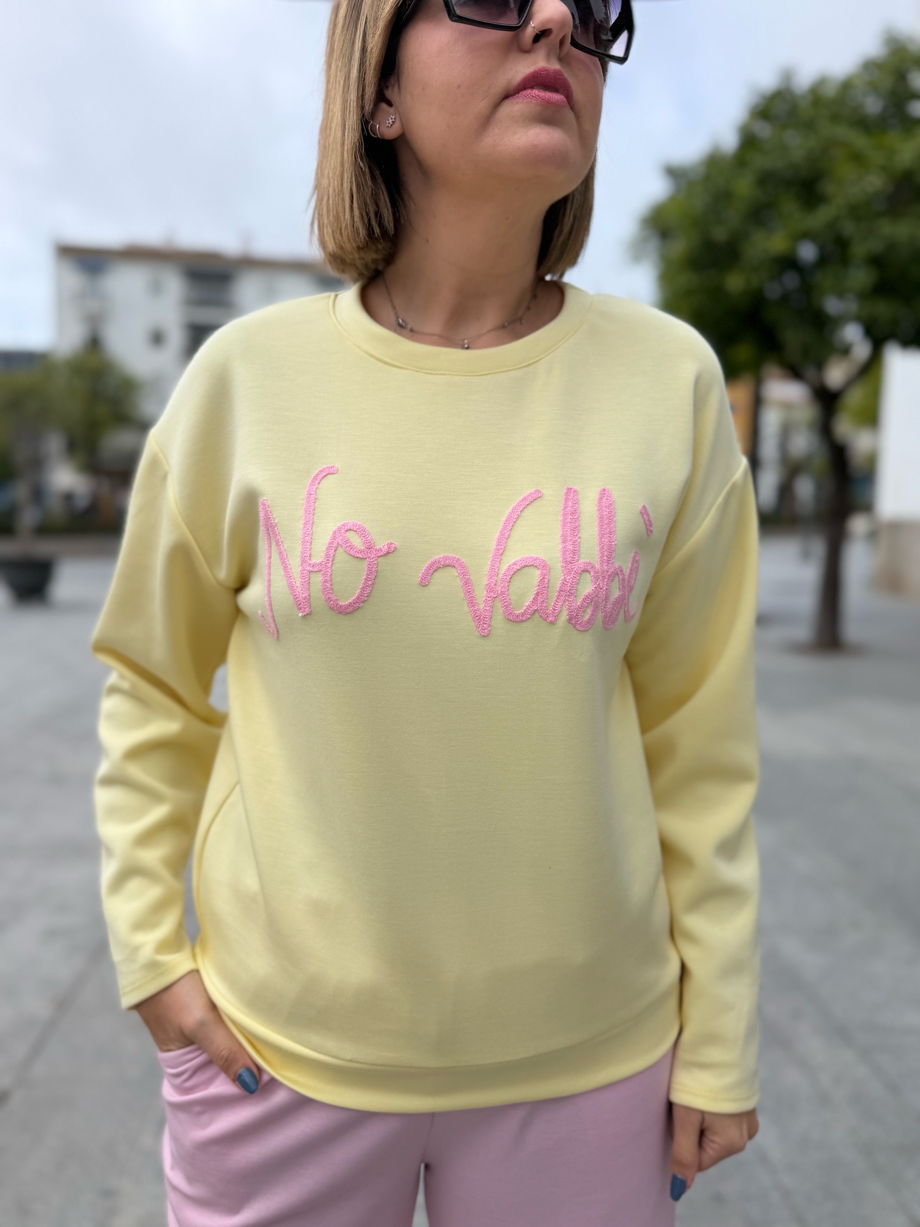 Sudadera Vabbe amarilla. - Imagen 4