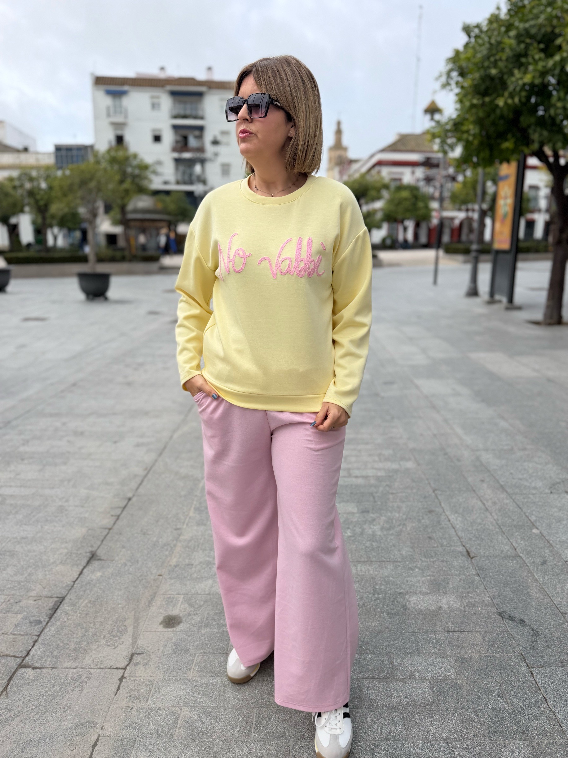 Sudadera Vabbe amarilla. - Imagen 5