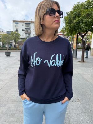 Sudadera Vabbe azul marina.