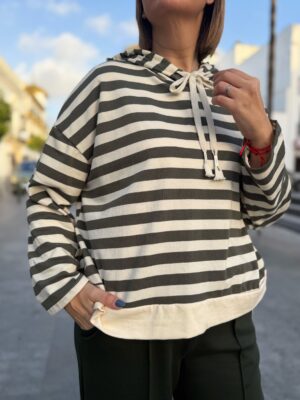 Sudadera Venecia verde.