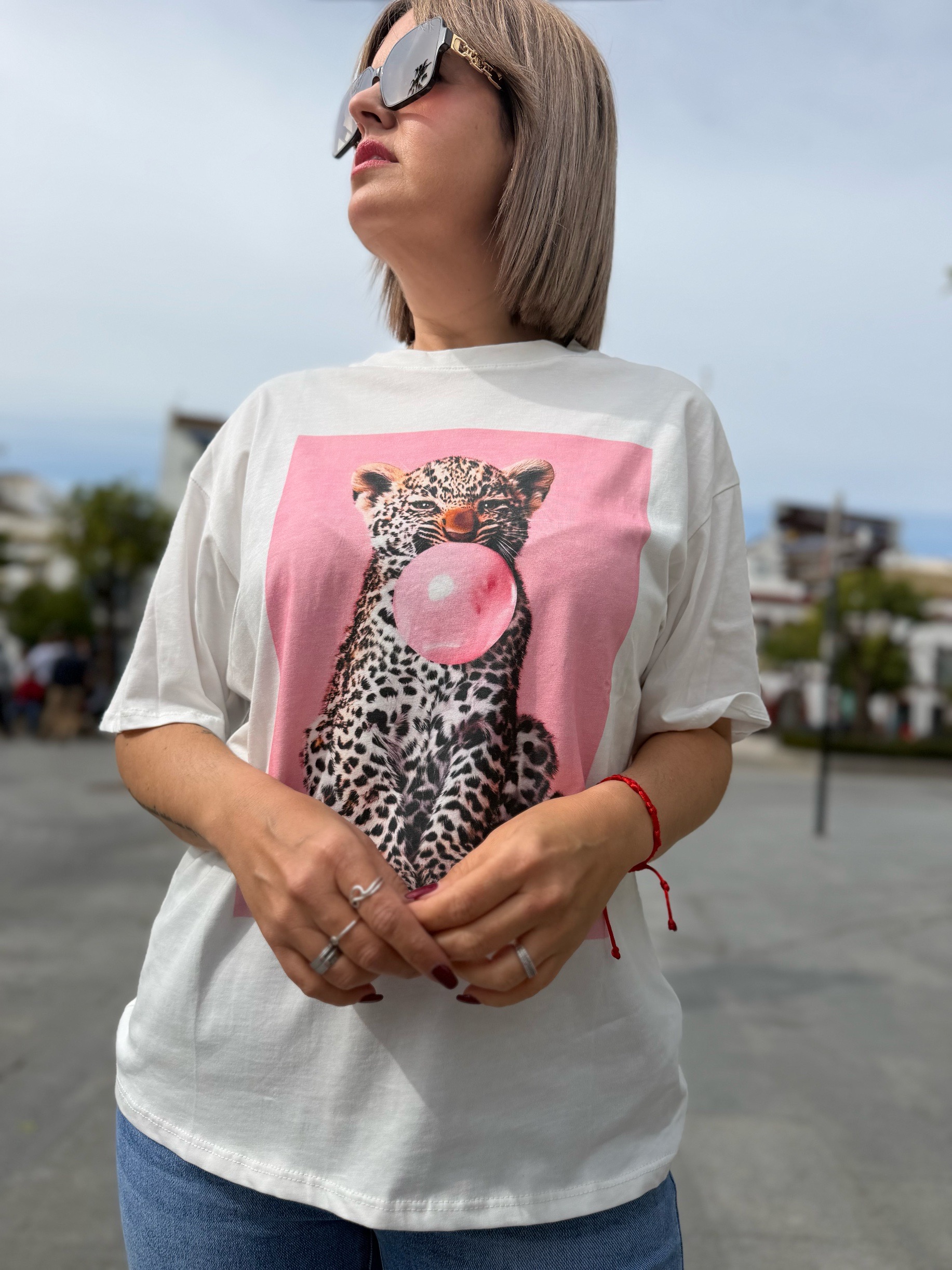 Camiseta leopardo pompa. - Imagen 3